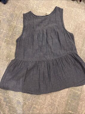 beachlunchlounge Sleeveless Top in Denim Blue
